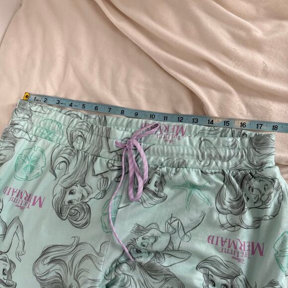Disney Princess Little Mermaid Pajama Bottoms Size X Large - Picture 7 of 9